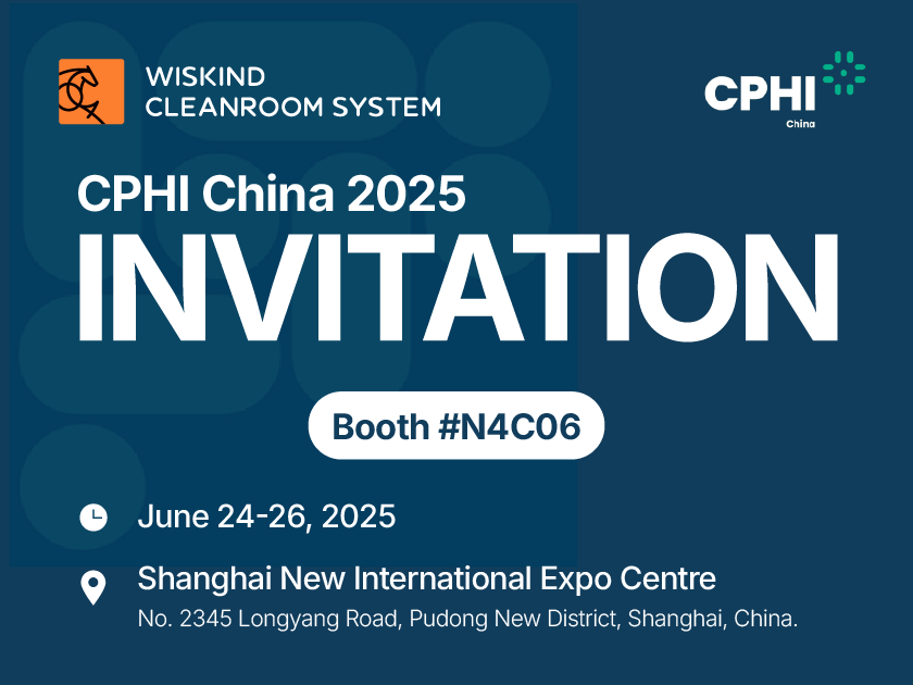 上海でcphi中国2025に出展するwiskindクリーンルーム-ブースno。N4C06