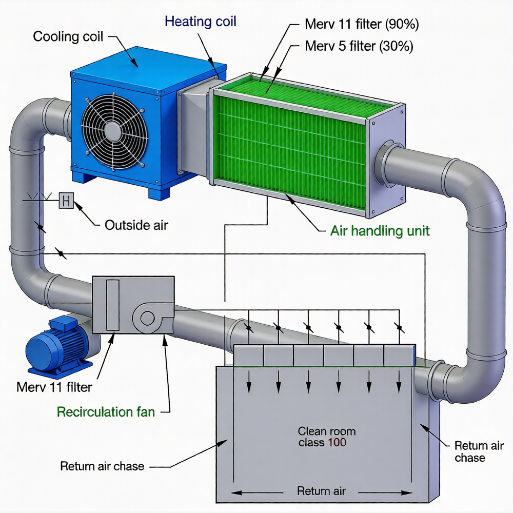 クリーンルーム設計:専門的なソリューションと10のステップバイステップのガイド